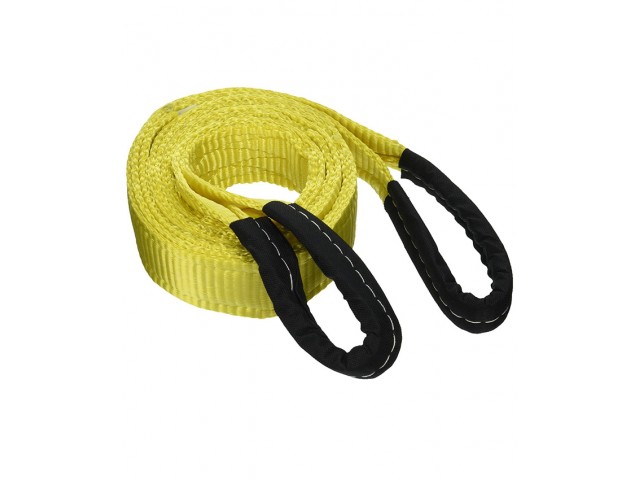 Renjin Power Polyester Webbing Sling 3 Ton x 75mm x 2 ply Yellow Color