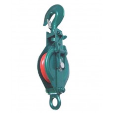 Showa Snap Pulley Block Single w/Hook, K-Type for Wire Rope