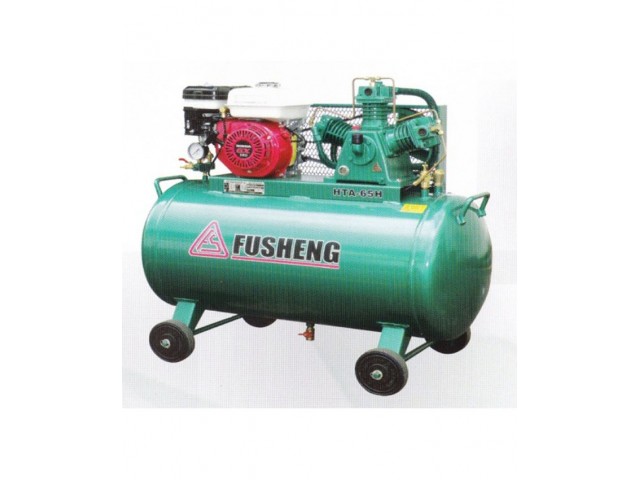 Fusheng Two-Stage Air-Cooled Oil Lubricated With Horizontal Tank ( Honda Petrol Engine )
