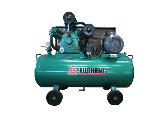 Fusheng Two-Stage Air-Cooled Lubricated With Horizontal Tank Single Phase with ( FGT ) Inductive motor