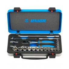 Unior Socket Wrench Set 3/8" Square Drive